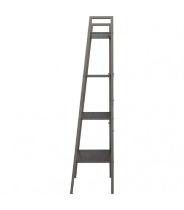 vidaXL 4-Tier Standing Shelf Black 56x35x140 cm