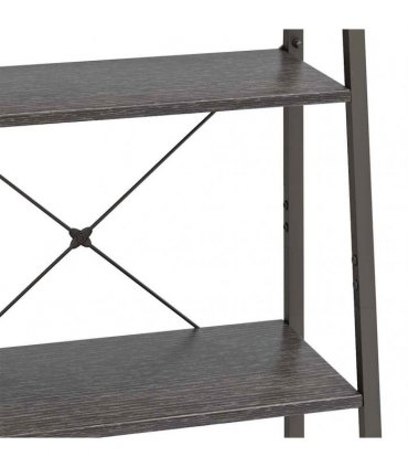 vidaXL 4-Tier Standing Shelf Black 56x35x140 cm
