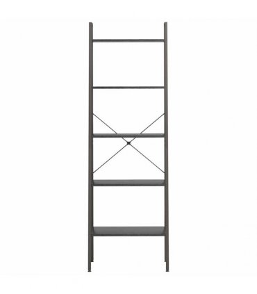vidaXL 5-Tier Standing Shelf Black 56x35x174 cm