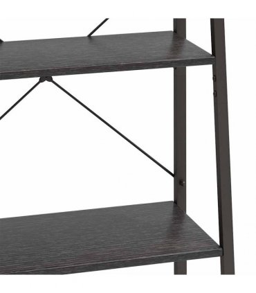 vidaXL 5-Tier Standing Shelf Black 56x35x174 cm