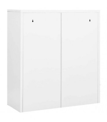 vidaXL Office Cabinet White 90x40x102 cm Steel