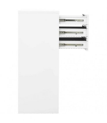 vidaXL Office Cabinet White 90x40x102 cm Steel