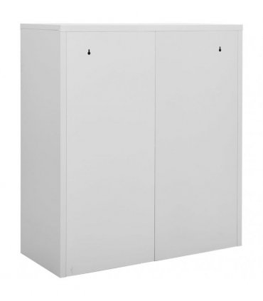 vidaXL Office Cabinet Light Grey 90x40x102 cm Steel