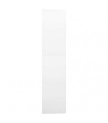 vidaXL Office Cabinet White 90x40x180 cm Steel