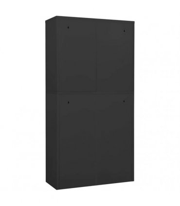vidaXL Office Cabinet Anthracite 90x40x180 cm Steel