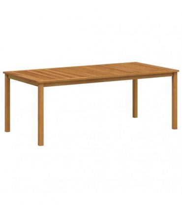 vidaXL Garden Dining Set 9 pcs Beige Solid Acacia Wood