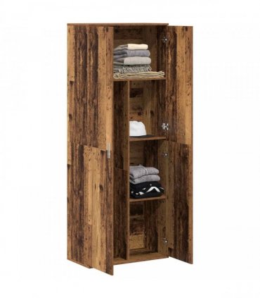 vidaXL Highboard 70 x 33.5 x 180 cm Engineered Wood Old Wood