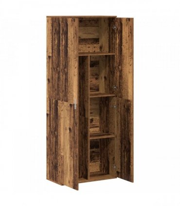 vidaXL Highboard 70 x 33.5 x 180 cm Engineered Wood Old Wood