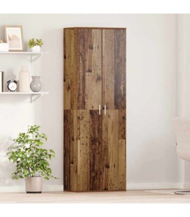 vidaXL Highboard 60 x 35 x 180 cm Engineered Wood Old Wood