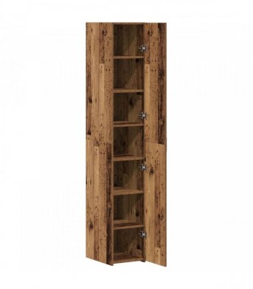 vidaXL Highboard Old Wood 30 x 42.5 x 185 cm