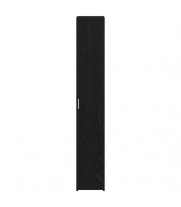 vidaXL Highboard Black Oak 30 x 42.5 x 185 cm