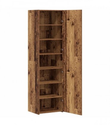 vidaXL Highboard Old Wood 50 x 42.5 x 185 cm