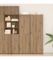 vidaXL Highboard Artisan Oak 50 x 42.5 x 185 cm