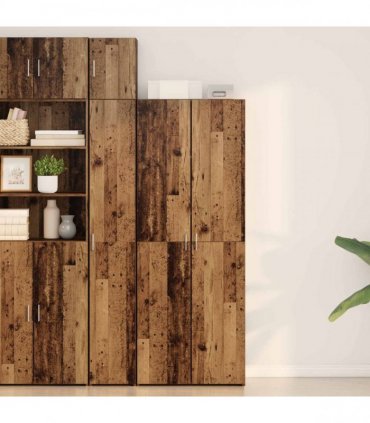 vidaXL Highboard Old Wood 70 x 42.5 x 185 cm