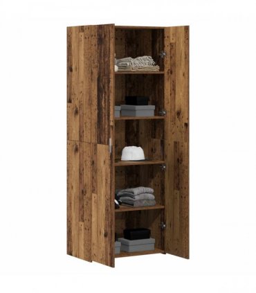 vidaXL Highboard Old Wood 70 x 42.5 x 185 cm