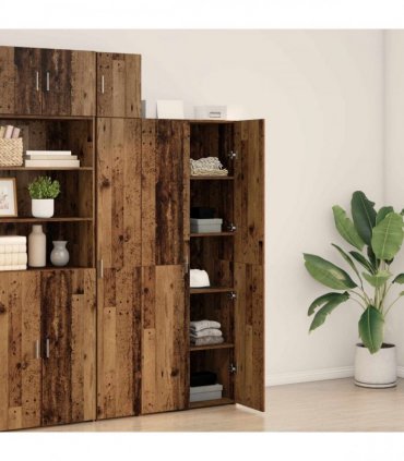vidaXL Highboard Old Wood 70 x 42.5 x 185 cm