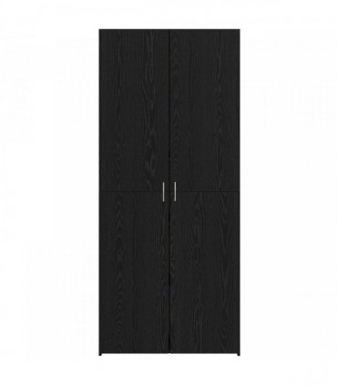 vidaXL Highboard Black Oak 80 x 42 x 185 cm