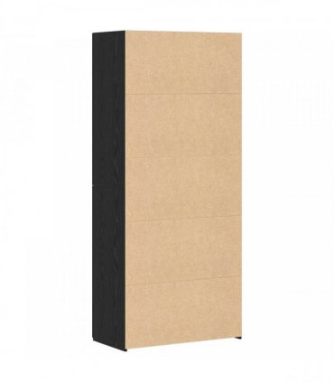 vidaXL Highboard Black Oak 80 x 42 x 185 cm
