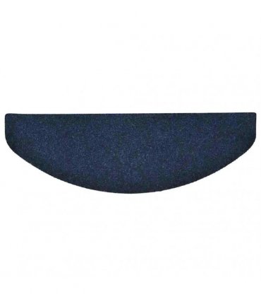 vidaXL Stair Mats Self-adhesive 20 pcs 65x21x4cm Navy Half Round Large