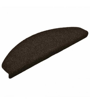 vidaXL Stair Mats Self-adhesive 30 pcs 65x21x4 cm Dark Brown