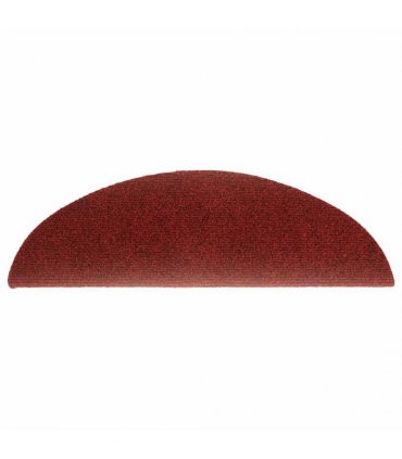 vidaXL Stair Mats Self-adhesive 20 pcs 56x17x3 cm Bordeaux Red