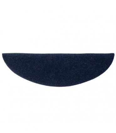 vidaXL Stair Mats Self-adhesive 20 pcs 56x17x3 cm Navy Half Round