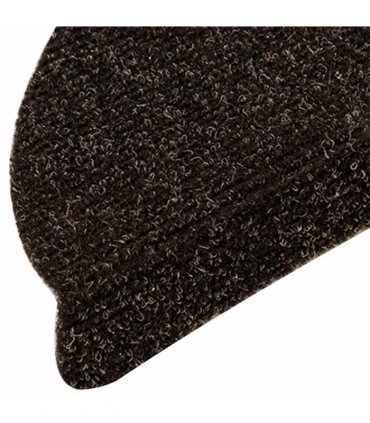 vidaXL Stair Mats Self-adhesive 30 pcs 56x17x3cm Dark Brown Half Round