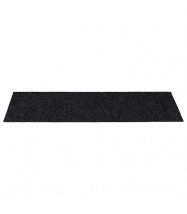vidaXL Stair Mats Self-adhesive 30 pcs 60x25 cm Black Rectangular