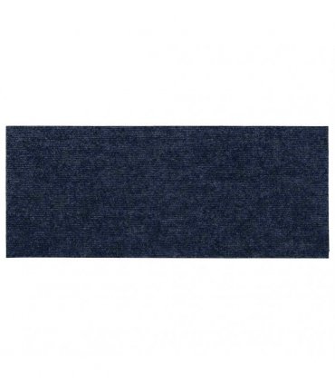 vidaXL Stair Mats Self-adhesive 30 pcs 60x25 cm Navy Rectangular