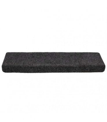vidaXL Stair Mats Self-adhesive 20 pcs 65x21x4 cm Dark Grey
