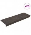 vidaXL Stair Mats Self-adhesive 20 pcs 65x21x4 cm Anthracite