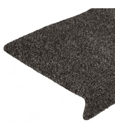 vidaXL Stair Mats Self-adhesive 20 pcs 65x21x4 cm Anthracite