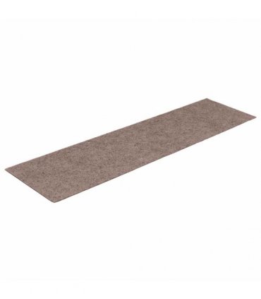 vidaXL Stair Mats Self-adhesive 30 pcs 76x20cm Light Brown Rectangular