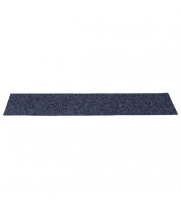 vidaXL Stair Mats Self-adhesive 30 pcs 76x20 cm Grey Blue Rectangular