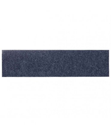vidaXL Stair Mats Self-adhesive 30 pcs 76x20 cm Grey Blue Rectangular