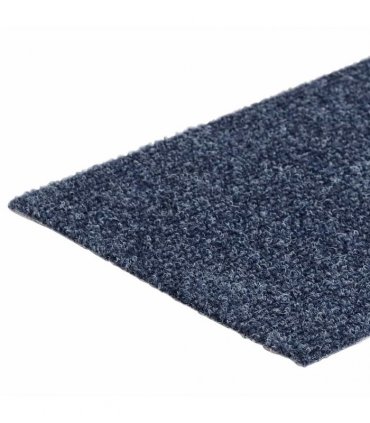 vidaXL Stair Mats Self-adhesive 30 pcs 76x20 cm Grey Blue Rectangular