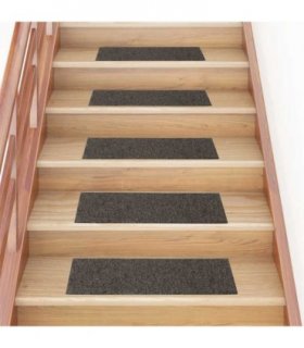 vidaXL Stair Mats Self-adhesive 30 pcs 76x20 cm Anthracite Rectangular