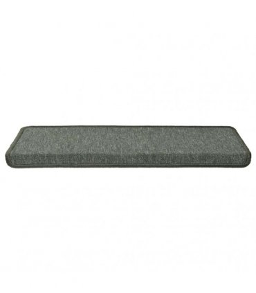 vidaXL Stair Mats 30 pcs 65x21x4 cm Dark Green Rectangular Edge