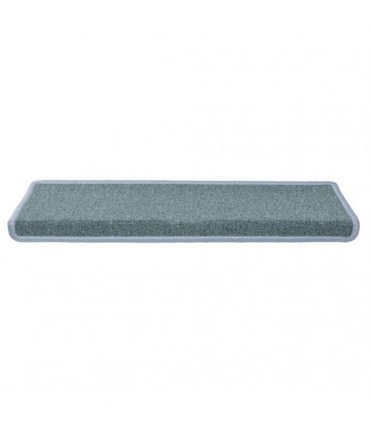 vidaXL Stair Mats 30 pcs 65x21x4 cm Sea Blue Rectangular Edge