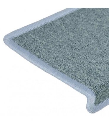 vidaXL Stair Mats 30 pcs 65x21x4 cm Sea Blue Rectangular Edge