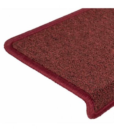 vidaXL Stair Mats 30 pcs 65x21x4 cm Bordeaux Rectangular Edge