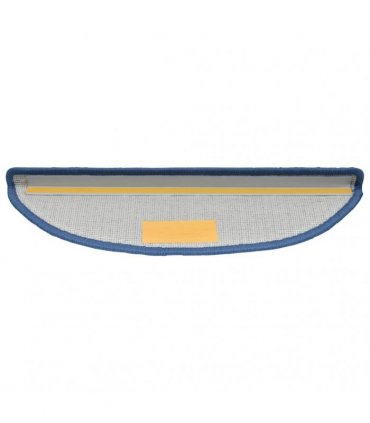 vidaXL Stair Mats 20 pcs 56x17x3 cm Blue Half Round