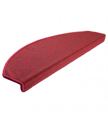 vidaXL Stair Mats 20 pcs 65x24x4 cm Red Half Round Large