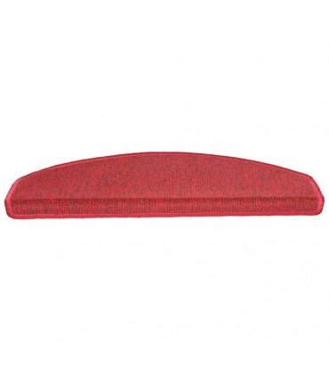 vidaXL Stair Mats 20 pcs 65x24x4 cm Red Half Round Large