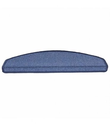 vidaXL Stair Mats 20 pcs 65x24x4 cm Blue Half Round Large