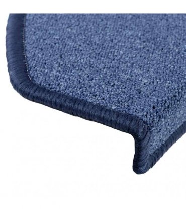 vidaXL Stair Mats 20 pcs 65x24x4 cm Blue Half Round Large