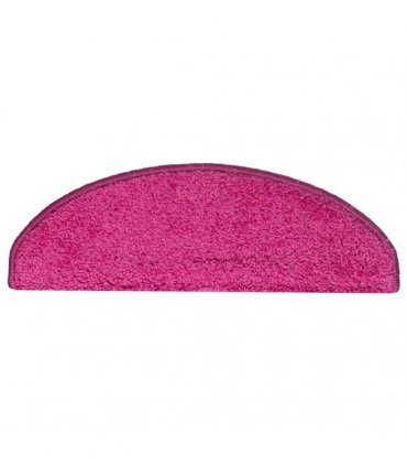 vidaXL Stair Mats 30 pcs 65x21x4 cm Pink Half Round Large