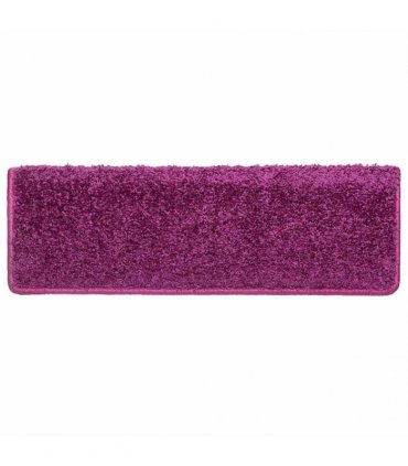 vidaXL Stair Mats 30 pcs 65x21x4 cm Violet Rectangular Edge