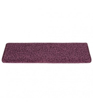 vidaXL Stair Mats 30 pcs 65x21x4 cm Dark Purple Rectangular Edge