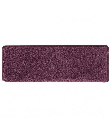 vidaXL Stair Mats 30 pcs 65x21x4 cm Dark Purple Rectangular Edge